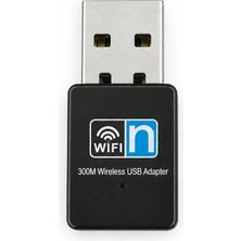 Wireless Adapter 300M USB Wifi Alıcı Kartı Wireless USB Adapter Mini Kablosuz Wifi Adaptör Alıcı