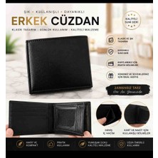 Belirtilmemiş Zeynep Beautly Handmade Siyah Sunni Deri Erkek Düz Cüzdanı