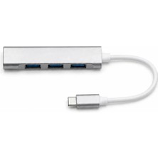 Type-C USB Hub 4 Port USB Çoklayıcı USB 3.0 Hub Type-C Çevirici Dönüştürücü