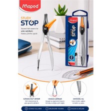 ArtMaster Turuncu Metal Pergel Stop Uçlu 1 Adet Maped Study Stop 195110 Pergel Çizim Matematik Geometri Mimari Proje