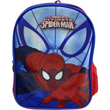 Elit Spider-Man Parlak Kırmızı Mavi Çift Bölmeli Sırt Çantası