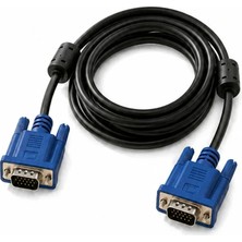 20 Metre Premium VGA Monitör Kablosu - Masaüstü Bilgisayar Pc Ekran Projeksiyon LCD Tv Uyumlu Erkek Erkek