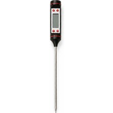 TP101 Dijital Saplı Gıda Termometresi / Et, Süt, Içecek ve Su Derecesi Mutfağınız Için TP101 Dijital LCD Ekranlı Saplı Iğneli Mutfak Termometresi