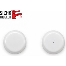 Sıcak Musluk Yan Kapak Takımı - Beyaz