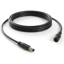 1 Metre 12V Dc Adaptör Güç Uzatma Kablosu 5.5x2.1 mm Dişi Erkek Jack Cctv Kamera Şerit LED Modem Ara Kablosu