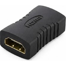 HDMI Dişi Dişi Kablo Uzatma Uzatıcı Aparatı Ara Çevirici Dönüştürücü Altın Uçlu 1080P Destekli Tv Monitör
