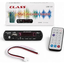 Bluetooth Oto Teyp Çevirici Aux USB Sd Kart Dönüştürücü TF123