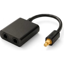 Toslink Dijital Fiber Optik Ses Ayırıcı - 2 Giriş 1 Çıkış Çoklayıcı Kablo