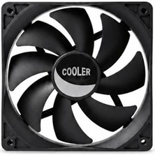 12V 12CM Kare Kasa Fanı - 120MM Sessiz Siyah Molex + 4 Pin Soketli Yeni Model
