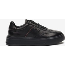 Greyder Kadın Siyah Hakiki Deri Sneaker Ayakkabı 6K2SA35322