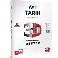 3D Yayınları Ayt Tarih Video Destekli Defter