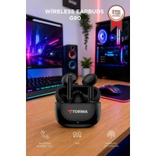 Torima Bluetooth Kulaklık Kulak Içi Kablosuz Kulaklık G90 Siyah
