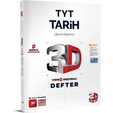 3D Yayınları Tyt Tarih Video Destekli Defter