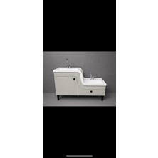 Adnan Mobilya Abdestlavab/çocukyaşlı Engelli Lavabosu/ikili Lavabo 115X45 cm
