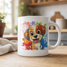 Kadorex Design Sevimli Yavru Köpek Kupa Bardak – Hayvan Temalı Seramik Kupa
