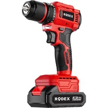 Rodex 20V Akülü Matkap 10MM 45NM 2 Vites 0-400/0-1400 Rpm 2X2.0AH Li-Ion Bmc Çantalı