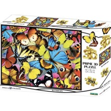 Prime 3D Kelebekler Selfie Puzzle 300 Parça