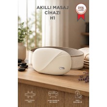 Torima Lenovo Şarjlı Masaj Cihazı Akıllı Masaj Yastığı Sırt Bel ve Karın Spa Masaj Cihazı H1 Bej