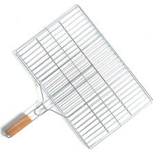 Tbl Dekor Küçük Boy Mangal Izgarası - 35X20 cm - Ahşap Saplı