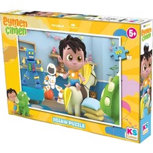 Ks Oyuncak Ks Games Eymen ile Çimen 100 Parça Puzzle