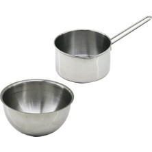 Tbl Dekor 2 Parça Sütlük ve Sosluk Seti - 14 cm ve 17 cm - Paslanmaz Çelik