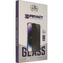Ny Joy iPhone 16E Bilvis 3D Hayalet Cam Ekran Koruyucu
