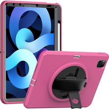 Ny Joy iPad Pro 11 (2018) Kılıf Hand Strap Tablet Kılıfı - Pembe