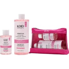 Kdid Miceller Water For Sensitive Skin Makyaj Temizleme Suyu Seti Hassas Ciltler Sensiva 400+100 ml - Pembe