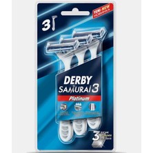 Derby Samurai 3 Platinum 3'lü Kullan-At Tıraş Bıçağı