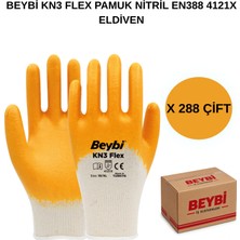 Beybi Arge Toptan Kn3 Flex Pamuk Nitril Eldiven 288 Çift No 10 Xl