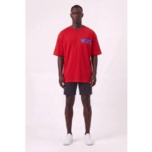 Blow Up Future Gen Günlük Spor Tişört Decent Kırmızı Oversize 141796