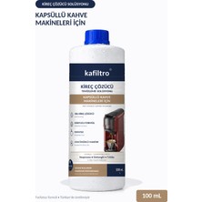 Kafiltro Kahve Makinesi Kireç Çözücü Solüsyon 100 ml - Nespresso Delonghi Tchibo Uyumlu