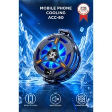 Torima Kablolu Cep Telefon Soğutucu Oyuncu Radyatör Soğutma Fanı ACC60 Siyah