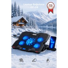 Torima Laptop Soğutucu Ayarlanabilir Dizüstü Bilgisayar Soğutma Fanı CF09 Siyah