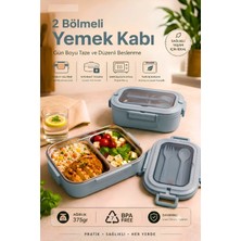 Hanemlife 304 Kalite Paslanmaz Çelik Yemek Kabı Sızdırmaz Kapaklı Taşıma Kulplu Kamp Yemek Seti Beslenme Kabı