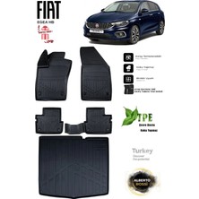 Alberto Rossi Fiat Egea Hb 2015 Araca Özel 3D Paspas ve 3D Bagaj Havuzu
