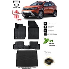 Alberto Rossi Dacia  Duster 4x4 2021 Araca Özel 3D Paspas ve 3D Bagaj Havuzu