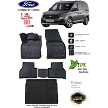 Alberto Rossi Ford  Connect 2025 Araca Özel 3D Paspas ve 3D Bagaj Havuzu