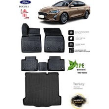 Alberto Rossi Ford Focus 5 2021 Araca Özel 3D Paspas ve 3D Bagaj Havuzu