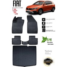 Alberto Rossi Fiat  Egea Cross 2026 Araca Özel 3D Paspas ve 3D Bagaj Havuzu