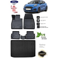 Alberto Rossi Ford Puma 2023 Araca Özel 3D Paspas ve 3D Bagaj Havuzu