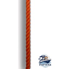 Komandor Marine 14 mm Turuncu 3 Kollu Yüzer Halat - Suda Batmaz (Metre Ile Satış - 1 Adet = 1 Metre)