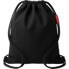 Baghashtag Mini Siyah Sırt Bez Çanta