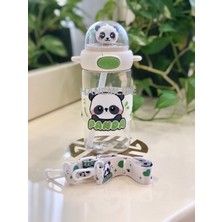 Hanemlife 600 ml Figürlü Matara Tritan Koku Yapmaz Suluk Askılı