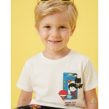 Ruki Çocuk Erkek Çocuk Batman Superman T-Shirt Şort Takım