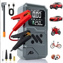 Bowie Turbo akü takviye cihazı ve araba lastik kompresörü Renault Clio Symbol Megane Brodway ile uyumlu
