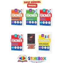Fenomen Yayıncılık 5.sınıf Matematik A+Fen A+Türkçe A +Paragraf A ve Sosyal Soru Bankası Zamansız Ajanda Hediyeli Maarif Model 2036