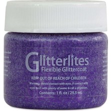 Angelus Glitterlites Simli Deri Cila Boyası 29.5 ml Princess Purple 730-229