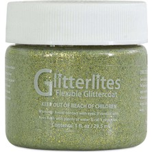 Angelus Glitterlites Simli Deri Cila Boyası 29.5 ml Limelite 730-225