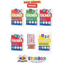 Fenomen Yayıncılık 5.sınıf Matematik A+Fen A+Türkçe A +Paragraf A ve Sosyal Soru Bankası Zamansız Ajanda Hediyeli Maarif Model 2031